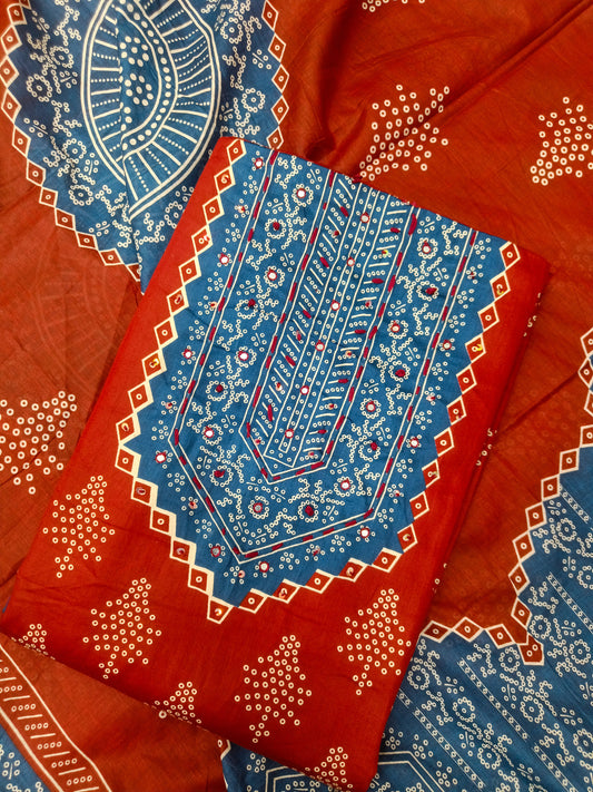 Beautiful Jam Cotton Suit Set – Premium