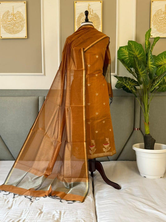 Exclusive Banarasi Maheshwari cotton silk suit sets