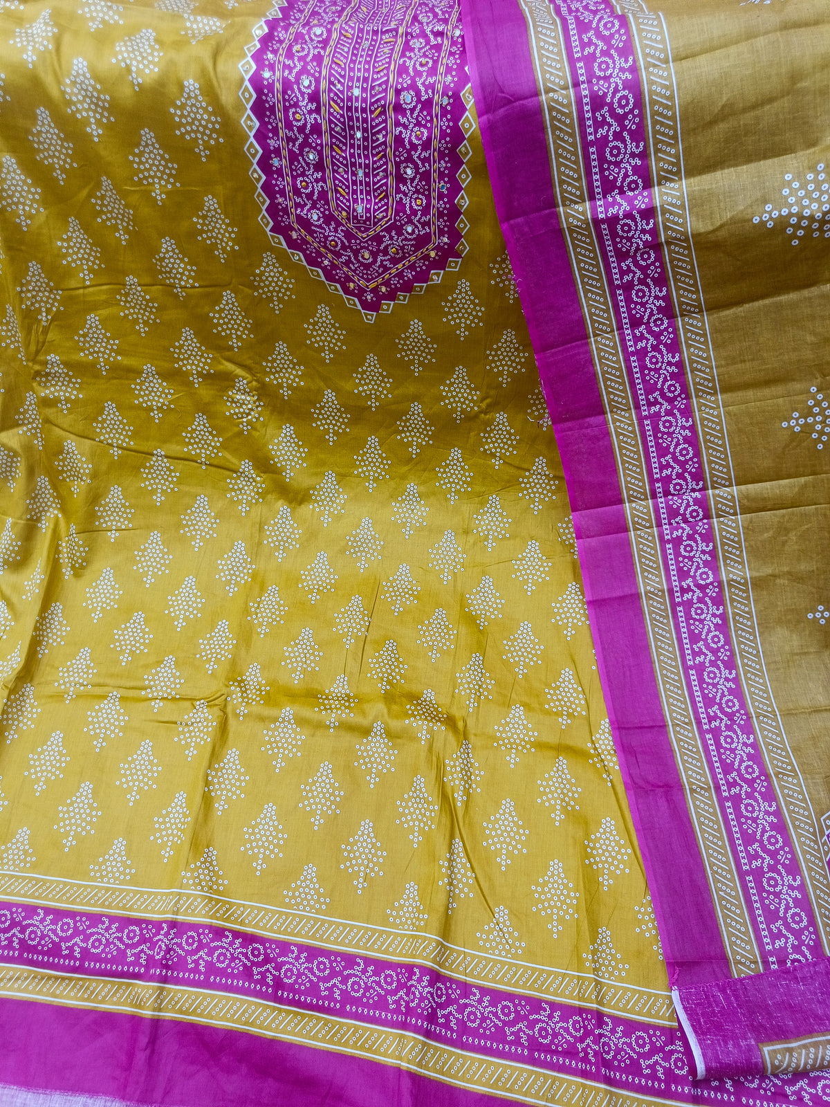 Beautiful Jam Cotton Suit Set – Premium