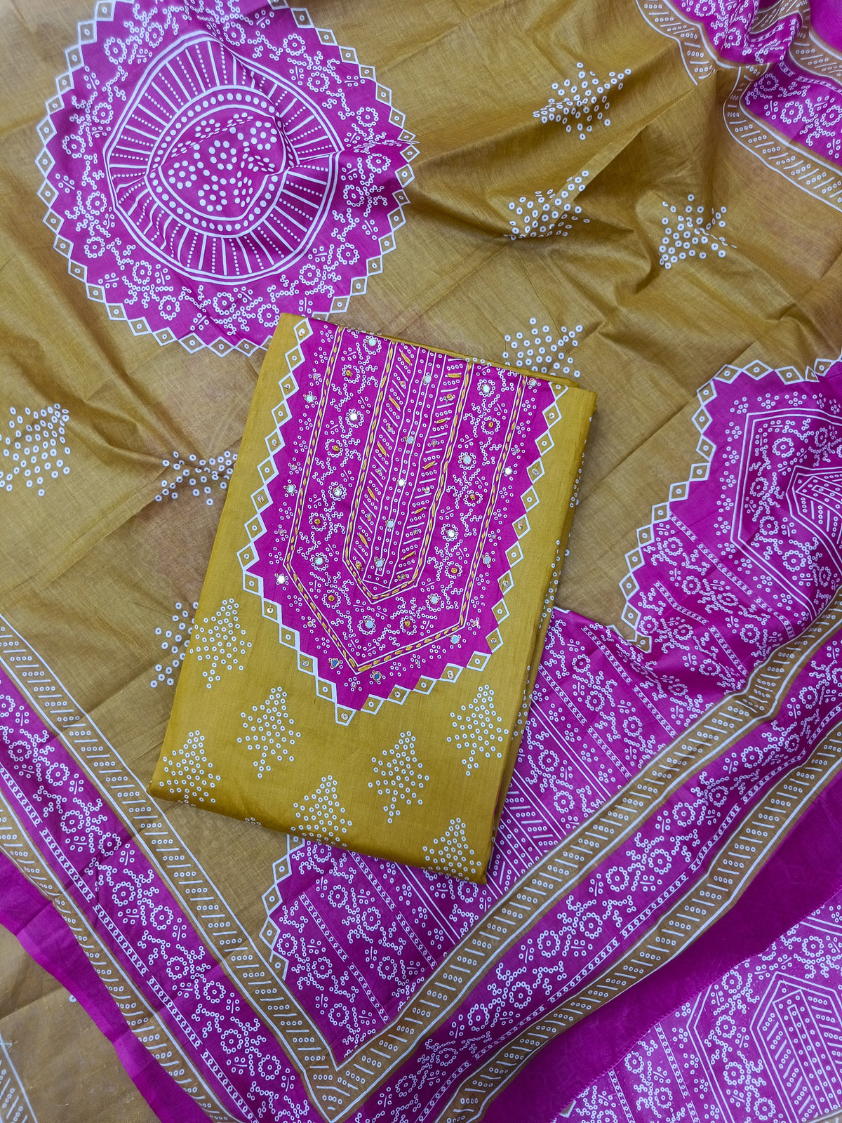 Beautiful Jam Cotton Suit Set – Premium