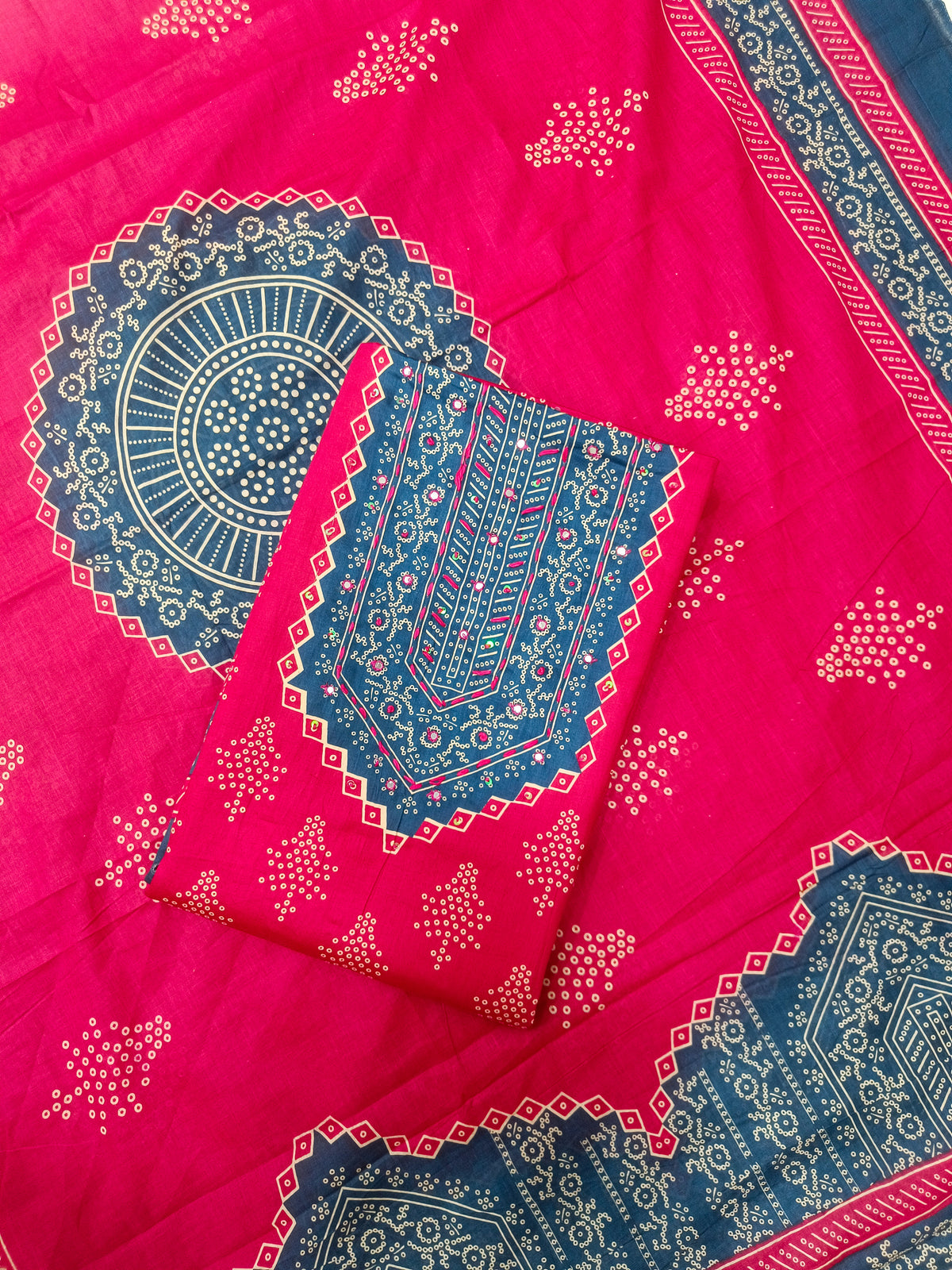 Beautiful Jam Cotton Suit Set – Premium